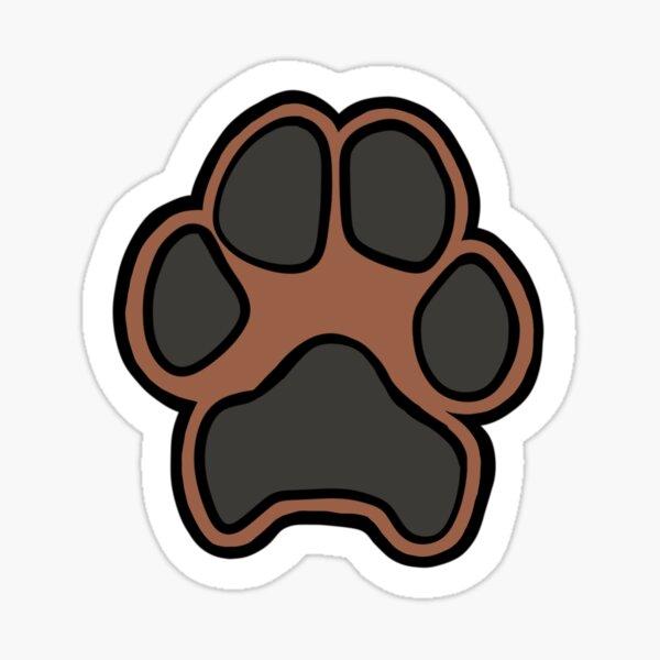 Brown and Black Dog Paw