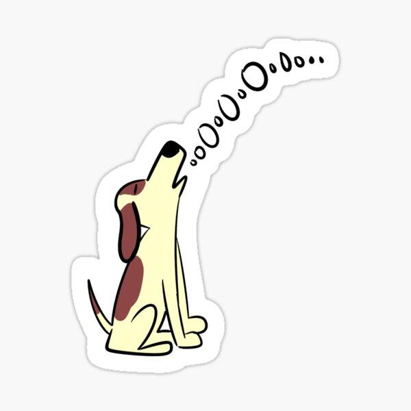 Howling Dog Cartoon